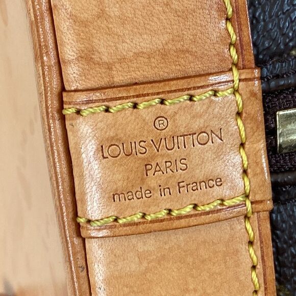 Authentic Louis Vuitton Alma Monogram Satchel Handbag - FL1001 - Picture 9 of 16